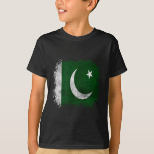 Pakistan Flagga Pakistansk Cricket Cricketspelare  T Shirt
