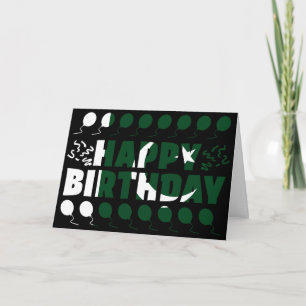 Pakistan Flagga Patriotic Birthday Kort