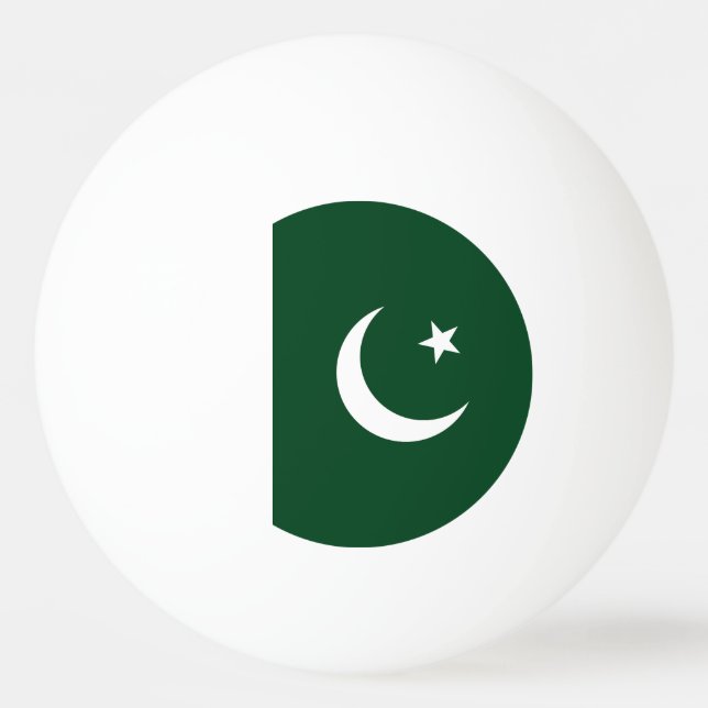 Pakistan Flagga Pingisboll (Framsidan)
