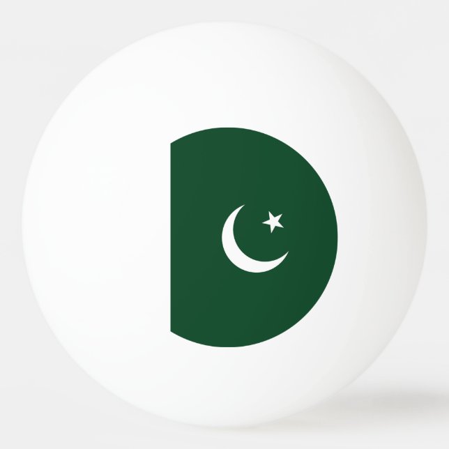 Pakistan flagga pingisboll (Framsidan)