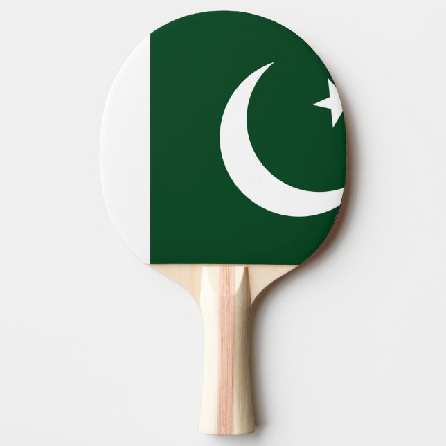 Pakistan Flagga Pingisracket (Framsidan)