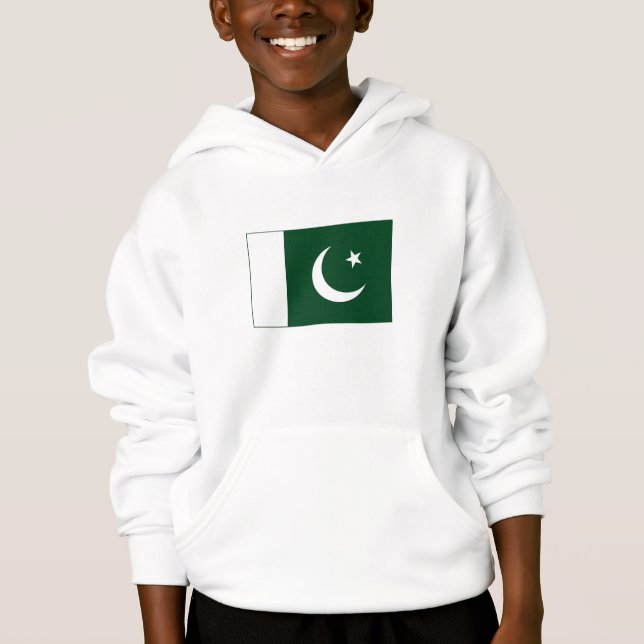 Pakistan Flagga T Shirt (Framsida)