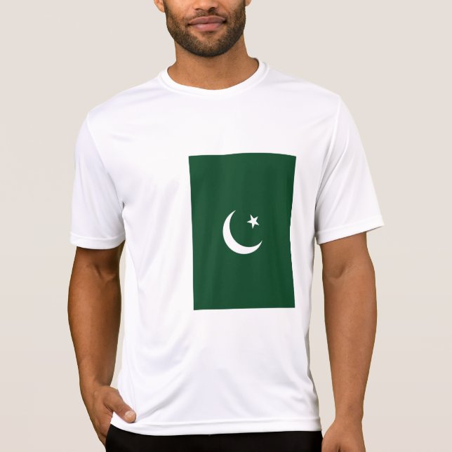 Pakistan flagga t shirt (Framsida)
