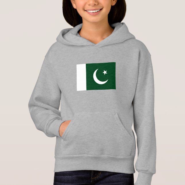 Pakistan Flagga T Shirt (Framsida)