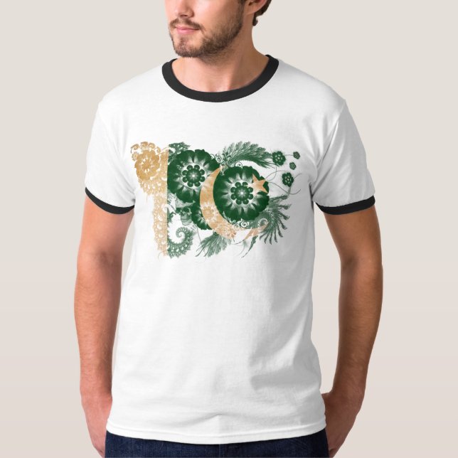 Pakistan flagga tee (Framsida)