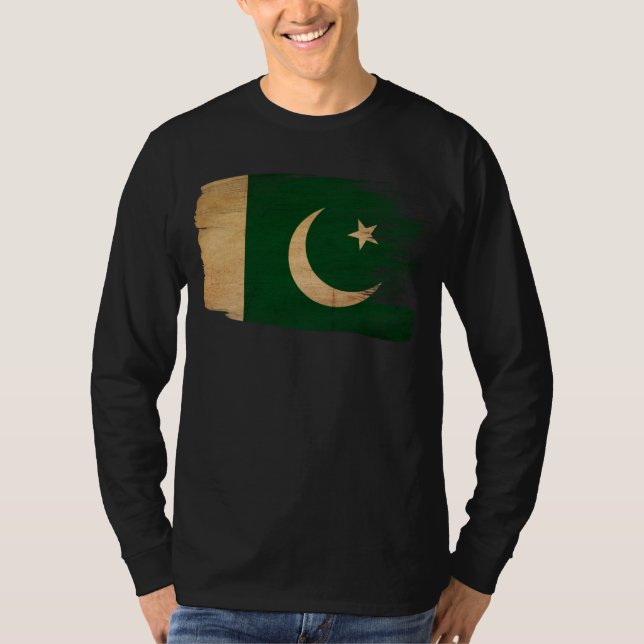 Pakistan flagga tee shirt (Framsida)