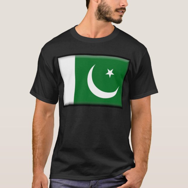 Pakistan flagga tee shirt (Framsida)