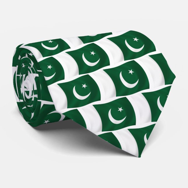 Pakistan Flagga Tie Slips (Rullad)