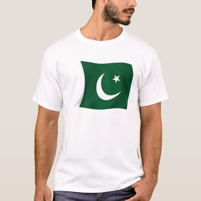 Pakistan Flagga Tröja (Framsida)