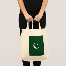 Pakistan flagga tygkasse