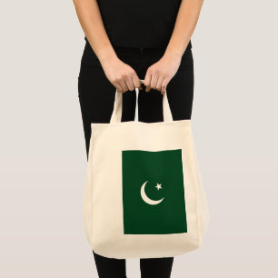 Pakistan flagga tygkasse