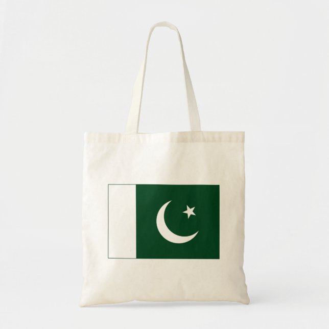Pakistan Flagga Tygkasse (Framsidan)