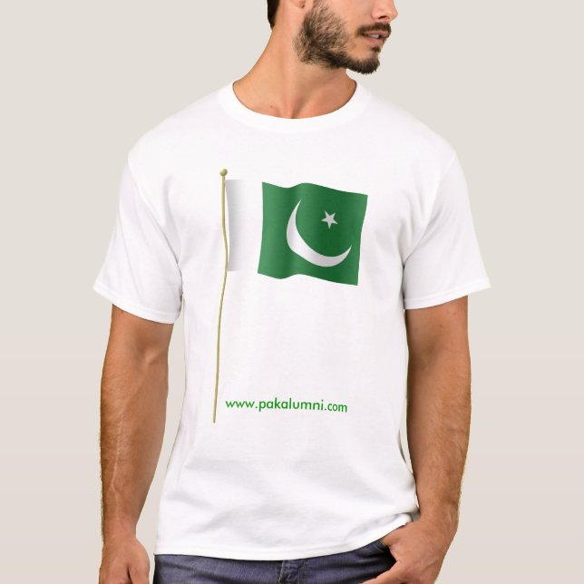 Pakistan flaggaT-tröja Tee (Framsida)