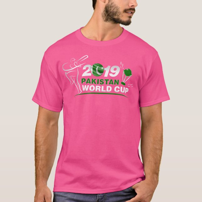 Pakistan Fläkt Cricket T Shirt (Framsida)