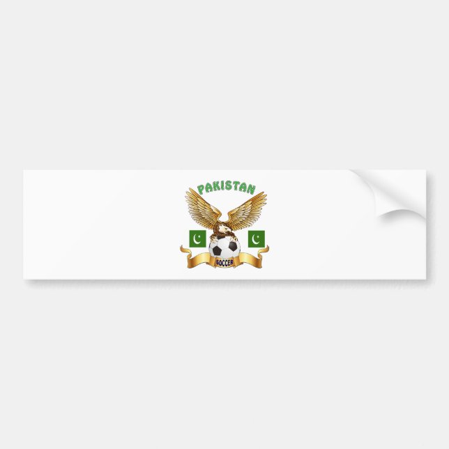 Pakistan fotbolldesigner bildekal (Framsidan)