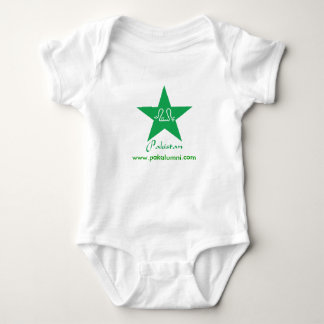 Pakistan gröna stjärnaprodukter tee shirt