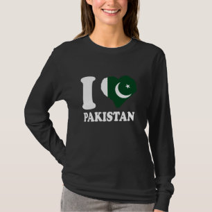 Pakistan I Kärlek Pakistan Pakistanskt Pride Pakis T Shirt