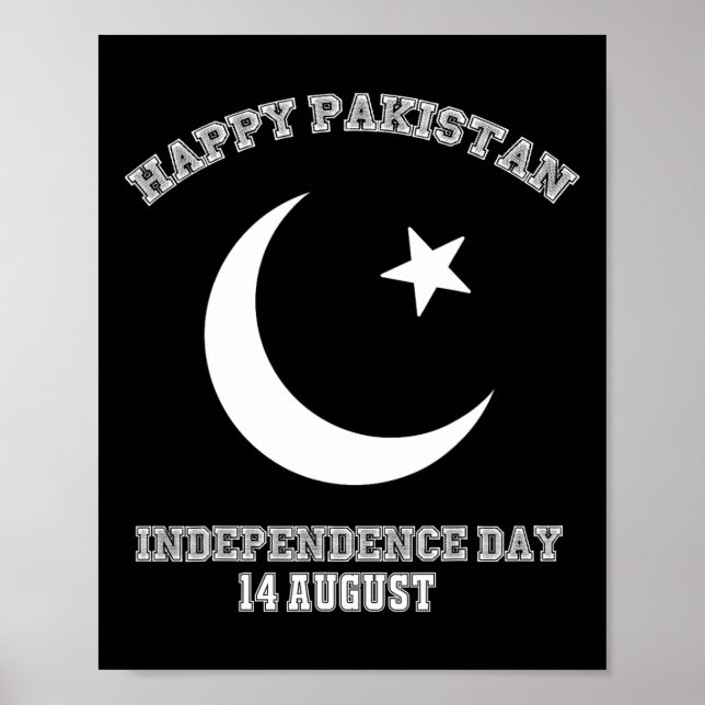Pakistan Independence day den 14 augusti Poster (Framsidan)