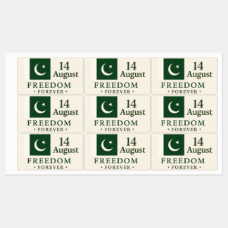 Pakistan Independence day Sticker - 14 augusti