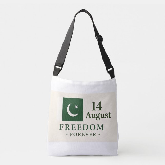 Pakistan Independence day Tote Bag - 14 augusti Axelväska (Framsida)