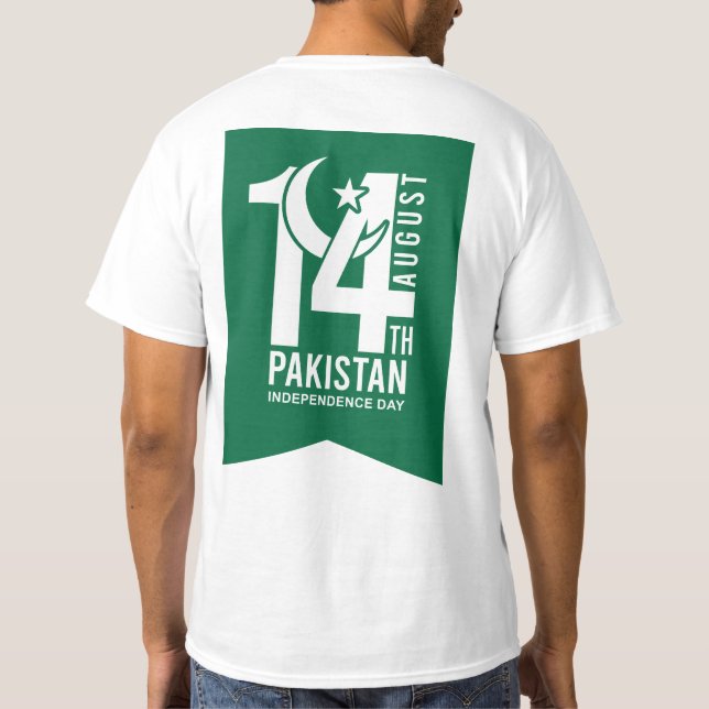 Pakistan Independence day TShirts (Baksida)