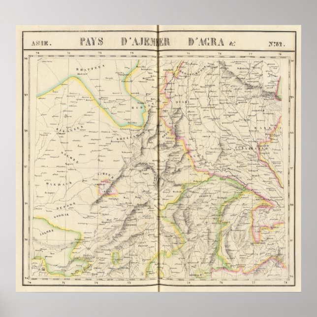 Pakistan, Indien 82 Poster (Framsidan)