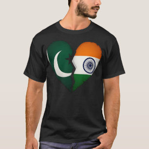 Pakistan - Indien Heart T Shirt