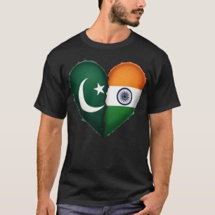 Pakistan - Indien Heart T Shirt