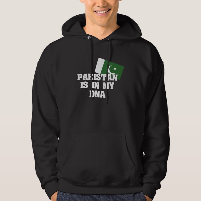 Pakistan Is In My DNA Pakistani Hoodie (Framsida)