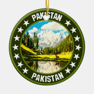 Pakistan Julgransprydnad Keramik