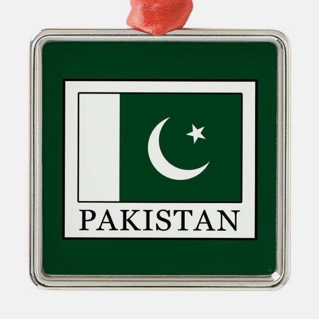 Pakistan Julgransprydnad Metall (Framsidan)