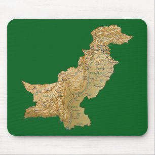 Pakistan karta Mousepad Musmatta