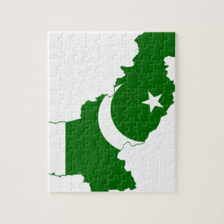 Pakistan kartaflagga pussel
