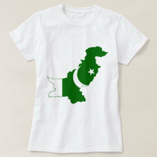 Pakistan kartaflagga t-shirt