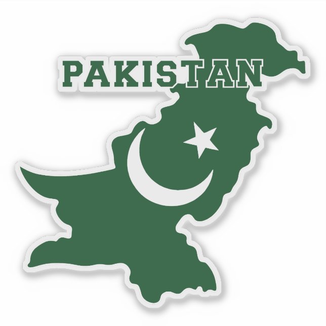 Pakistan Klistermärken (Framsida)