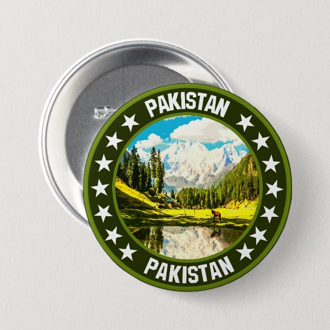 Pakistan Knapp (Framsida & baksida)