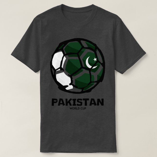 Pakistan Land Flagga T Shirt (Design framsida)