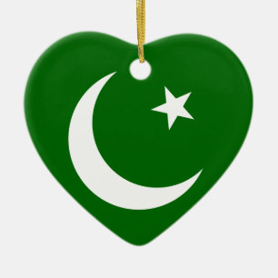 Pakistan Muslimliga, Colombia flagga Julgransprydnad Keramik