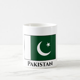 Pakistan (Pakistan) Flagga Kaffemugg