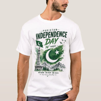 Pakistan självständighetsdag T-Shirt