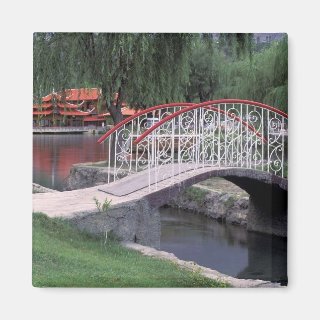 Pakistan, Skardu-regionen. Shangri La Lodge Magnet (Framsidan)