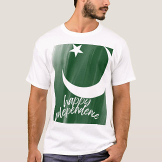 Pakistan - Speciella Lycklig Independence day T Shirt