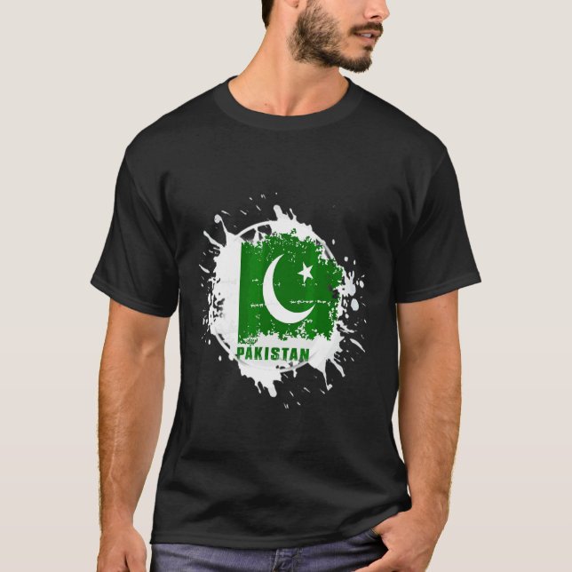 Pakistan stänk t shirt (Framsida)