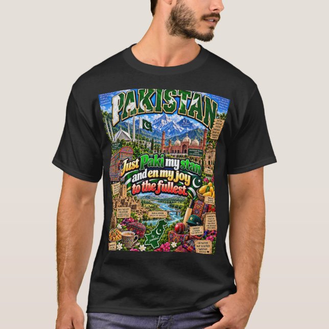 Pakistan T-shirt  (Framsida)