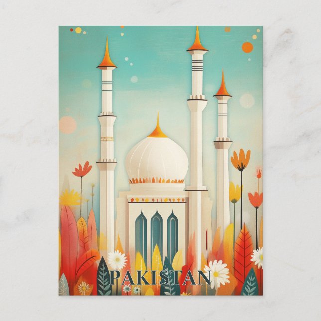 Pakistan Travel Vykort (Framsida)