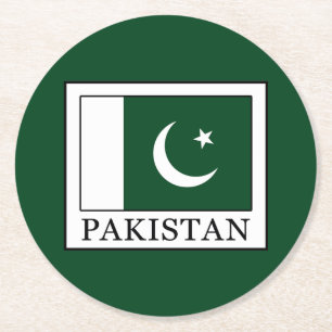 Pakistan Underlägg Papper Rund