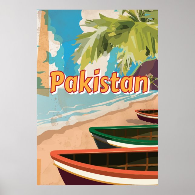 Pakistan Vintage semester Poster (Framsidan)