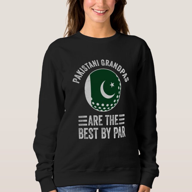 Pakistani Grandpas Are The Best By Par Golf Granda T Shirt (Framsida)