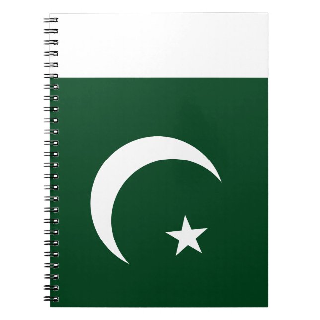 Pakistans bärbara Flagga - A Journal för Office Anteckningsbok (Framsidan)
