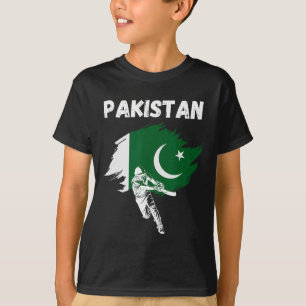 Pakistans crickettröja cricket flagga av Pakistan T Shirt
